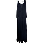 XScape  Navy‎ Pleated Maxi Dress Photo 3