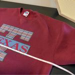 Russell Athletic Vintage  Maroon Texas Crewneck Sweatshirt Large Photo 10