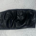Edikted Leather Cropped Tub Top Photo 0