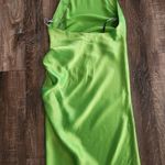 Retrofête Retrofete Maria Dress in Lime Punch Green Rhinestone Neckline Open Back Small Photo 8