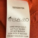 Sea Gypsies Rust Orange Boho Halter Ruffle Dress Size Small Photo 5