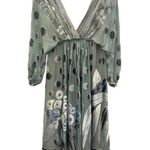 BCBGMAXAZRIA RUNWAY Women’s Green Velvet Dress, XS Photo 0