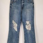 Twelve by Ontwelfth Distressed Knee Jeans Women's Size 31 Blue Photo 0