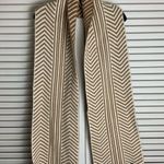 Lands' End Knit beige stripe 74x8 NWT scarf Photo 2