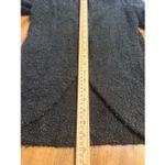 Double Zero  Fuzzy Knit One Button Cardigan Sweater Black Size Small Photo 6