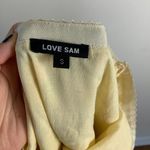 Love Sam Boho Ruffle Yellow Floral Mini Skirt Sz Small Photo 4