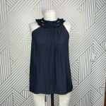 Ramy Brook Ramy Brook Kendall Halter Sleeveless Top Black Size US XS Photo 1