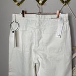 Current/Elliott  The Vanessa Jean Size 31 Winter White Out Denim Flare Cotton New Photo 7