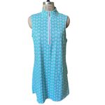 NWT Cabana Life Cote d'Azur 1/4 Zip Sleeveless Sun Protection Dress Size Large Blue Photo 2