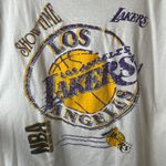 Nba Los Angeles Lakers Graphic Tee Vintage 90s White Large L T Shirt Photo 8