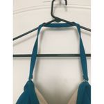 Liz Lange  Maternity Women's Swim Top 1pc Size Medium Turquoise Blue Photo 4