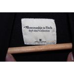 Abercrombie & Fitch  Soft AF Black Cowl Neck Sweatshirt Turtleneck Sweater Size M Photo 2