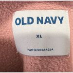 Old Navy  Pink Superhero Graphic Warm Cropped Crewneck Sweatshirt Photo 1