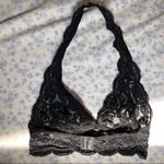 Urban Outfitters NWOT Out From Under black lace halter bralette Photo 2