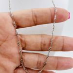 ❤️ 10k Solid Gold Necklace women’s ❤️ White Gold ❤️ 16” chain Photo 1