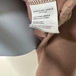 American Eagle Mauve Cropped 1/4 Zip Pullover Women's Small Photo 1