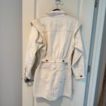 AGOLDE Reyna Porcelain White Denim Dress | Size 8 Photo 4