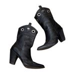 Like New Harley Davidson Black Leather Pointed Toe 3” Heel Women’s Boots 8.5 Photo 10