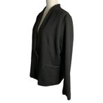 Fenn Wright Manson  Textured Blazer Jacket XL Black Lined Pockets Button NEW Photo 2