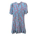 Shoshanna ‎ Spiaggia Floral Mini Dress Blue Sz 4 Photo 2