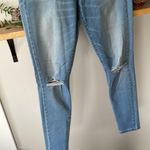 Arizona Jeans Arizona Jean Co. Light Wash Distressed Skinny Jean Jegging with Knee Rips Size 5 Photo 3