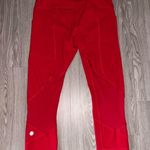 Lululemon Red Athletic Leggings Photo 3