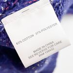 Modcloth  Impromptu Photoshoot Open Knit Sweater Purple Speckled Size Small Photo 8