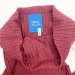 Simon Miller Rib Espen Ribbed Off Shoulder Maxi Dress: Burnt Burgundy Size L Photo 10