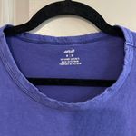 Aerie  Purple Short Sleeve Drawstring Tee Photo 1