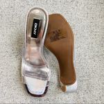 DKNY peep toe vinyl heels clear PVC NEW Photo 7