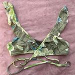 Aerie Green Scoop Ruffle Bikini Top Photo 0