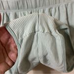 LAKE Pima Cotton Pajama Shorts in Blue & White Stripes Photo 3