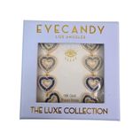 Eye Candy LOS ANGELES Willow Hearts CZ Drop Earrings NEW Photo 3