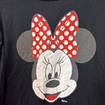 Disney Minnie Mouse Polka Dot Bow Womens  Top Size 0 Photo 1