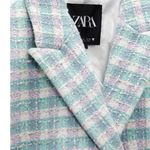 ZARA NWT TEXTURED CROPPED BLAZER BLOGGGERS FAV Photo 7