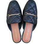 Madden Girl Black Quilted Faux Leather Tepid Horsebit Mules Size 7 Preppy Chic Photo 0