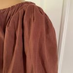 Tory Burch Off the Shoulder Beach Dress in Dark Rust Photo 8