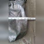 Michael Kors Collete Purse Gun Metal Metallic Shoulder Bag Photo 14