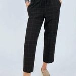 Aritzia The Group by Babaton Jimmy Pant Black Plaid Pull on size XS Preppy Minimalist Photo 1