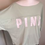 PINK - Victoria's Secret New Victoria’s Secret Pink Soft Logo Print Oversized Short Sleeve Lounge Tee Photo 10