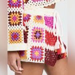 Farm Rio NWT mixed crochet stripes shorts from  Photo 1