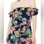 City Studio Floral Romper size XL Excellent Condition Blue Photo 0