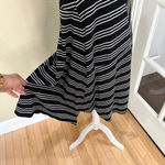 Anthropologie  Maeve Moka Striped One Shoulder Dress - small Photo 11