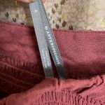 Anthropologie  Escondido Smocked Drop waist Dress, maroon/wine, size S Photo 6