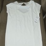 Athleta NWT  Cocoon Dress white open back Photo 2