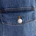 Madewell NEW Sherpa-Lined blue Denim Zip Jacket, size M, NWT Photo 9