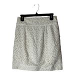 Leifsdottir Anthropologie Skirt Women 4 White Lace Crochet A‎ Line Mini Boho Photo 1