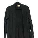 Dreamers Womens Open Front Black Cardigan Sweater Lightweight Knit Long Sleeve Photo 1