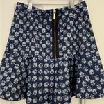 Michael Kors  Navy Floral Mini Skirt Photo 6