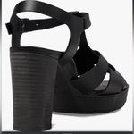Paul Green Women’s Platform Raveel Black Strappy Sandals 7.5 US 10 Chunky Heel Photo 8
